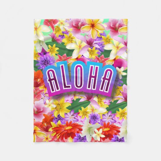 Couverture Polaire Aloha d'Hawaï ! (Devant)