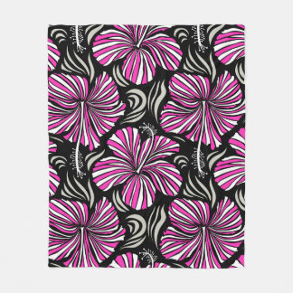 Couverture Polaire Aloha Hawaii, invitation du Parti Luau sur dossier