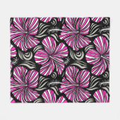 Couverture Polaire Aloha Hawaii, invitation du Parti Luau sur dossier (Devant (Horizontal))