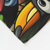 Couverture Polaire ALOHA Tropical (Coin)