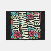 Couverture Polaire Aloha Vacances D'Été C'Est Mon Hawaï Tropical (Devant (Horizontal))