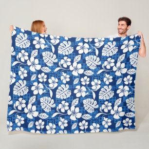 COUVERTURE POLAIRE ALOHA VENDREDI (BLEU)