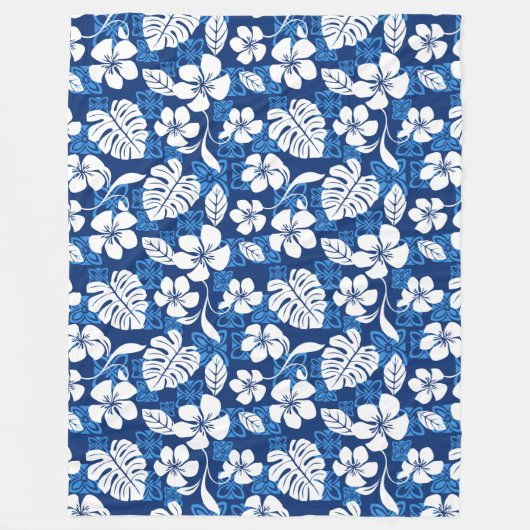 COUVERTURE POLAIRE ALOHA VENDREDI (BLEU) (Devant)