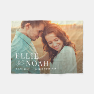 Couverture Polaire Alors In Love Personnalisé Couple Photo Blanket