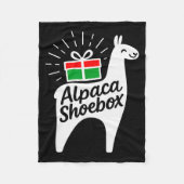 Couverture Polaire Alpaca Scute Ss Cute Ssbox Christmas Child Giving (Devant)