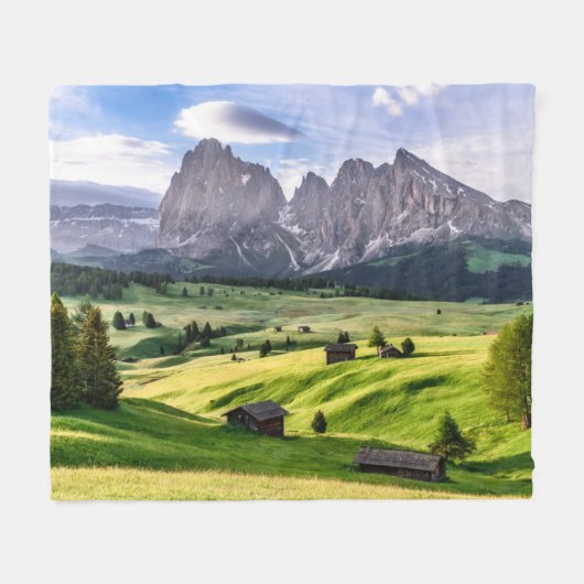 Couverture Polaire Alpes de dolomite de Seiser Alm |, Italie (Devant (Horizontal))