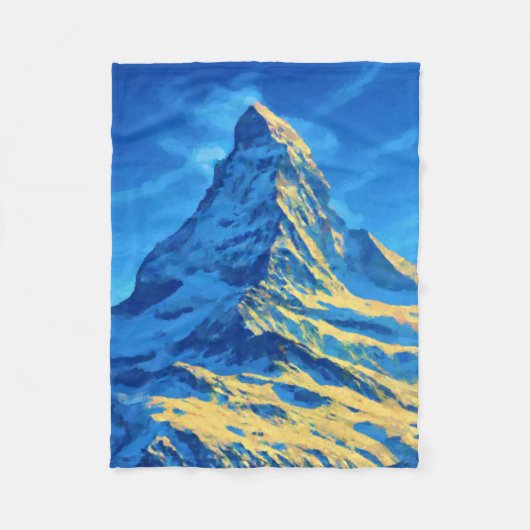 Couverture Polaire Alpes Matterhorn (Devant)