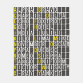 Couverture Polaire Alpha-Bravo-Charlie (Devant)