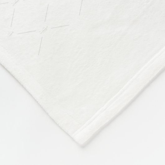 Couverture Polaire Alphabet avec animaux (Coin)