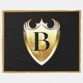 Couverture Polaire Alphabet majuscule B (Devant (Horizontal))