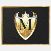 Couverture Polaire Alphabet majuscule M (Devant (Horizontal))