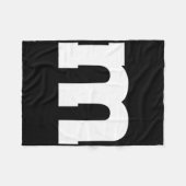 Couverture Polaire Alphabet majuscule M (Devant (Horizontal))