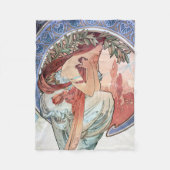 Couverture Polaire Alphonse Mucha (Devant)