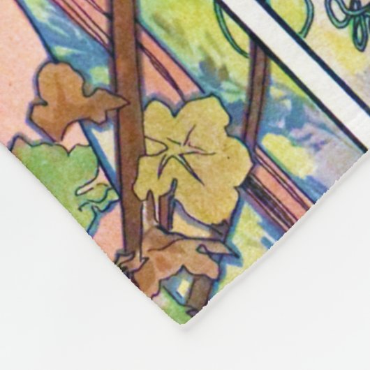 Couverture Polaire Alphonse Mucha (Coin)