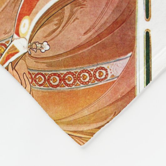 Couverture Polaire Alphonse Mucha Dreaming (Coin)