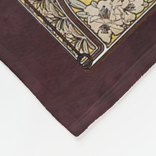 Couverture Polaire Alphonse Mucha, Le Temps du Jour (Coin)