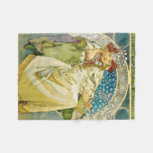 Couverture Polaire Alphonse Mucha Princesse Hyacinth (Devant (Horizontal))