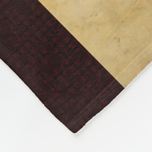 Couverture Polaire Alphonse Mucha, Quatre Saisons, Printemps (Coin)