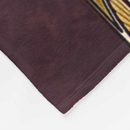 Couverture Polaire Alphonse Mucha, Réveil matinal (Coin)