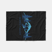 Couverture Polaire Alpine Valley Ohio Station de ski Ski Ski (Devant (Horizontal))