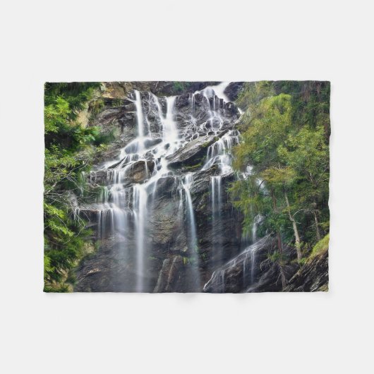 Couverture Polaire Alps Mountain Top Waterfall (Devant (Horizontal))