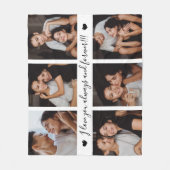 Couverture Polaire Always & Forever Modern 6 Photo Collage (Devant)