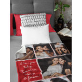 Couverture Polaire Always & Forever Modern 6 Photo Collage
