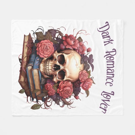 Couverture Polaire Amant romantique foncé (Devant (Horizontal))