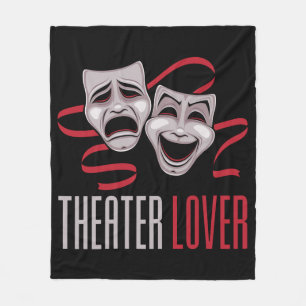 Couverture Polaire Amateur de Théâtre de Comédie et de Tragédie