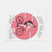 Couverture Polaire Amateur de vélo - Profitez simplement du trajet (Devant (Horizontal))