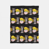 Couverture Polaire Amateurs de baseball Ball Nanny (Devant)