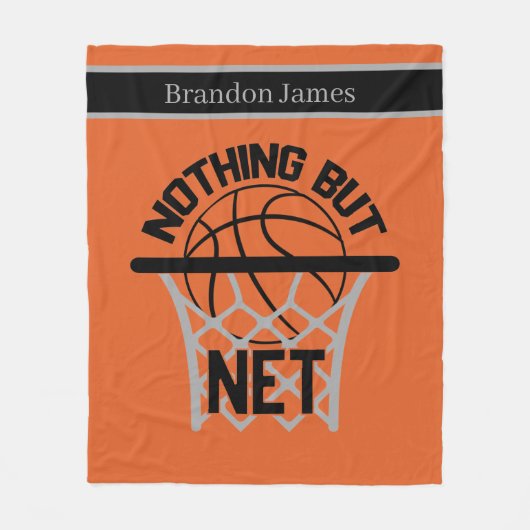 Couverture Polaire Amateurs de basket-ball cool (Devant)