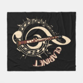 Couverture Polaire Amateurs de musique aux instruments de musique Cla (Devant (Horizontal))