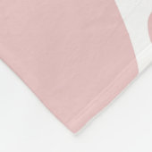 Couverture Polaire Amateurs de vache rose Vache Imprimer Motif (Coin)