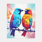 Couverture Polaire Amateurs d'oiseaux tropicaux (Devant)