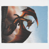Couverture Polaire Amber Dragon Imaginaire (Devant (Horizontal))