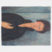 Couverture Polaire Amedeo Modigliani - Femme aux yeux bleus (Devant (Horizontal))