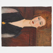 Couverture Polaire Amedeo Modigliani - Portrait d'une femme (Devant (Horizontal))