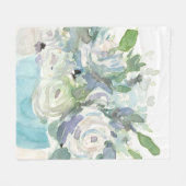 Couverture Polaire Aménagement de printemps - Bouquet d'aquarelle (Devant (Horizontal))