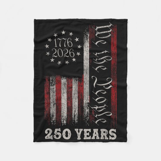 Couverture Polaire America 250th Birthday Us Flag 250 Years We The Pe (Devant)