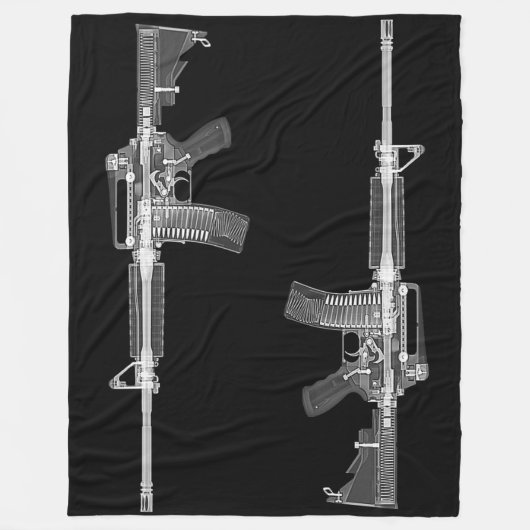 Couverture Polaire Américain militaire d'arme d'arme à feu de fusil (Devant)