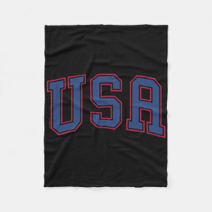 Couverture Polaire Américaine Décontractée Hommes Patriotique America
