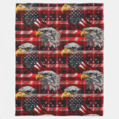 Couverture Polaire American Eagle Blanket Stars & Stripes for July 4 (Devant)