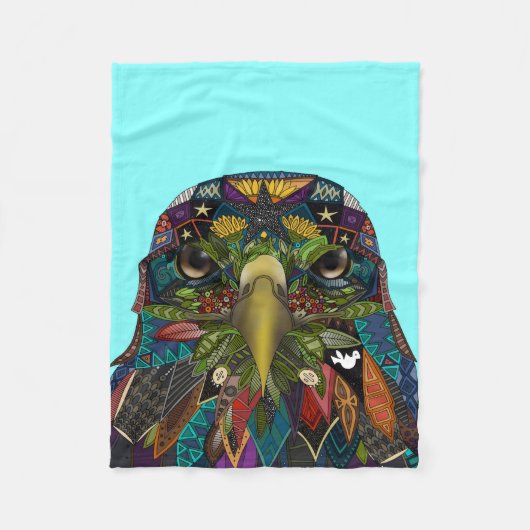 Couverture Polaire American Eagle blue (Devant)