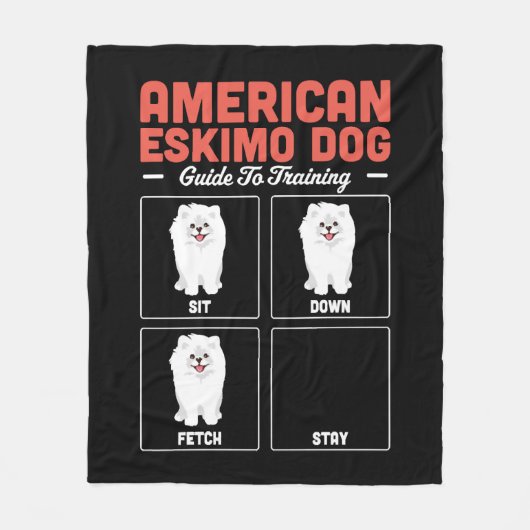 Couverture Polaire American Eskimo Chien Guide De Formation (Devant)