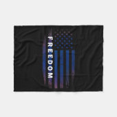 Couverture Polaire American Flag Dom (Devant (Horizontal))