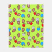 Couverture Polaire American Football - Helmet & Ball Seamless Pattern (Devant)