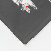 Couverture Polaire American Heart Disease Awareness Month Ribbon Red  (Coin)