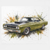 Couverture Polaire American Hot Rod (Devant (Horizontal))