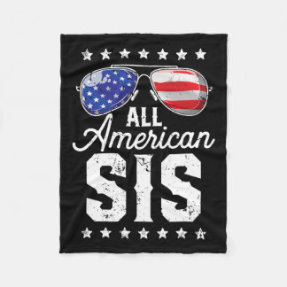 Couverture Polaire American Sis 4 juillet Family Matching Sungles